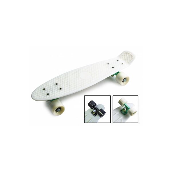 

Пенни борд Penny Board. Белый цвет. Матовые колеса.