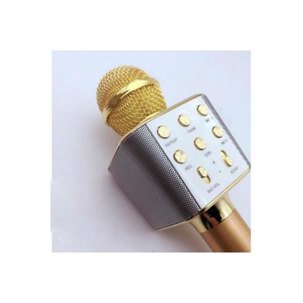 

Караоке микрофон беспроводной Wster WS-1688 Gold