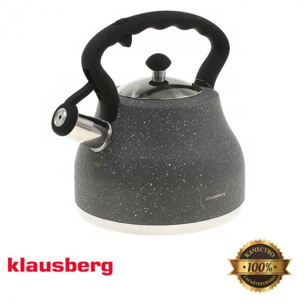 

Чайник из нержавеющей стали со свистком Klausberg 2.7 л KB-7449