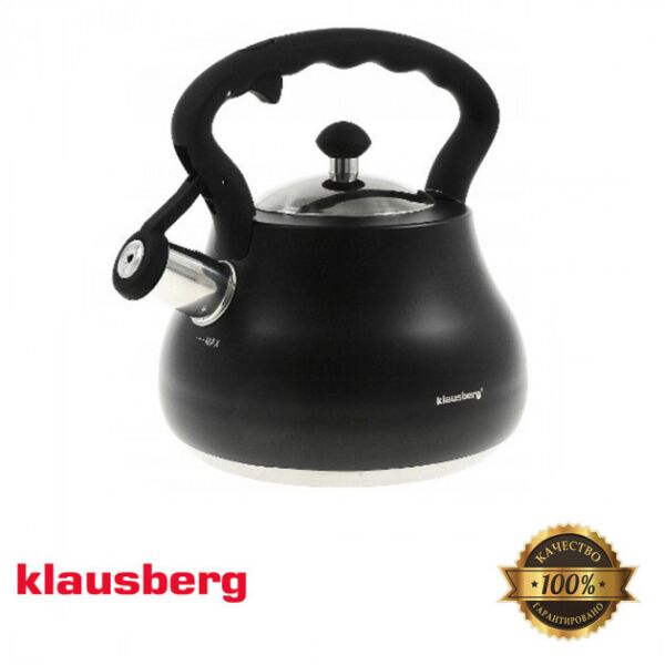 

Чайник из нержавеющей стали со свистком Klausberg 2.7 л KB-7446