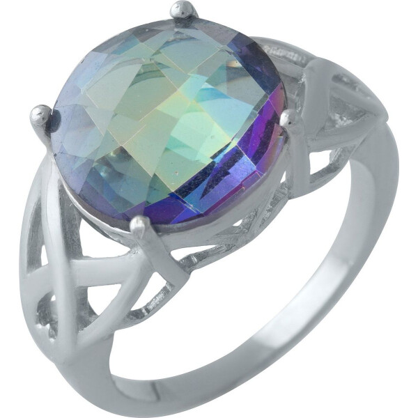 

Кольцо из серебра с топазом, размер 18 (1701787)