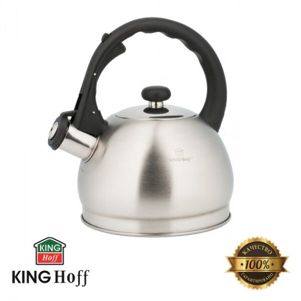 

Чайник из нержавеющей стали со свистком KingHoff 1.8 л KH-3773