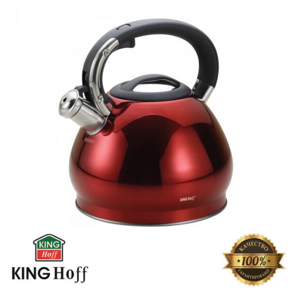 

Чайник из нержавеющей стали со свистком KingHoff 3.4 л KH-1212