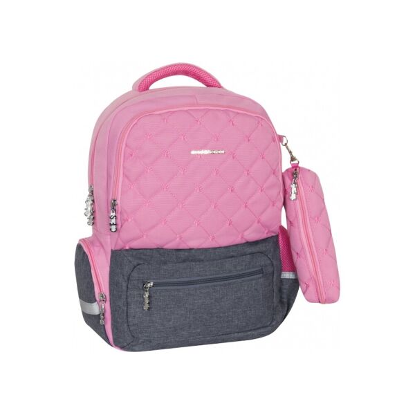 

Рюкзак школьный Cool For School Quilt 40х28х17 см 16-25 л розовый (CF86562-02)