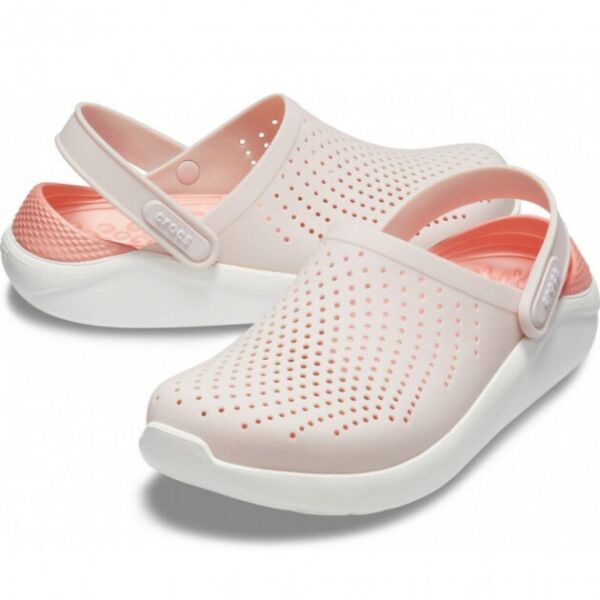 

Сабо Crocs Literide Kids Clog 30-31 19.1 см Детские Нежно Розовые 205964-C13 Powder/White