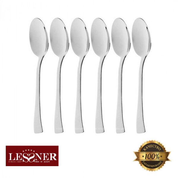 

Набор ложек кофейных из нержавеющей стали Lessner Agata 6 шт 61445