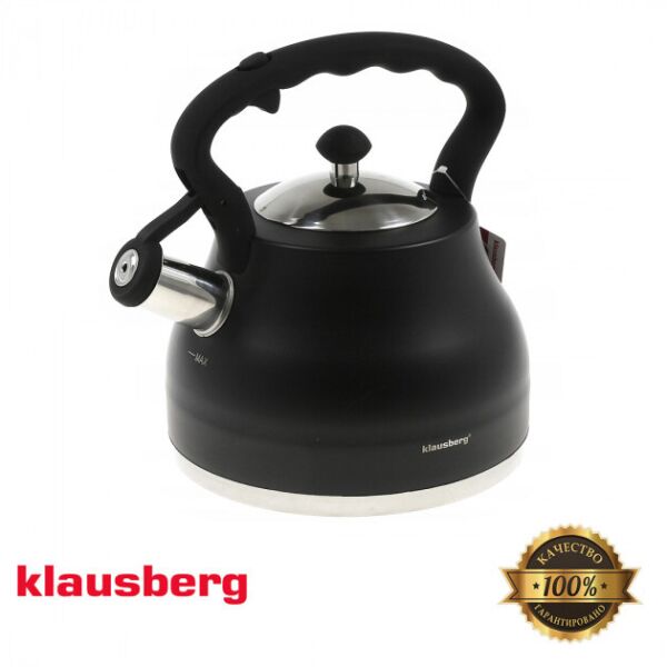 

Чайник из нержавеющей стали со свистком Klausberg 2.7 л KB-7448