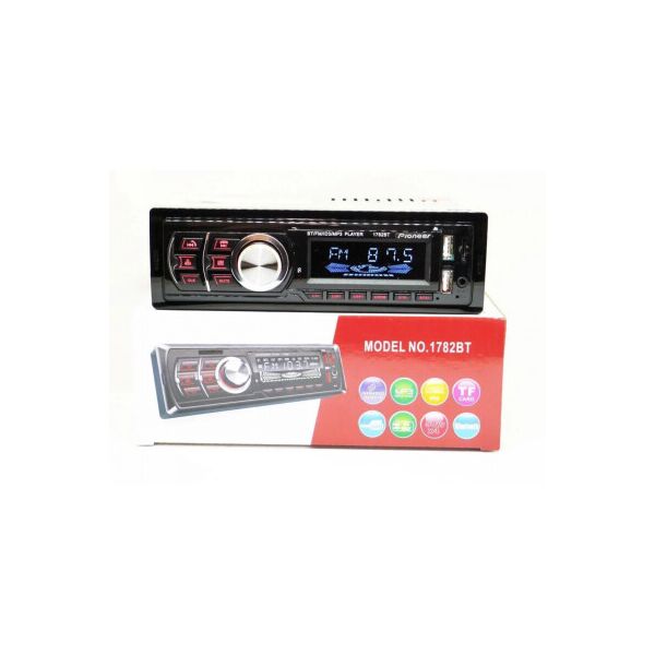 

Автомагнитола 1DIN MP3 1782BT (1USB, 2USB-зарядка, TF card, bluetooth)