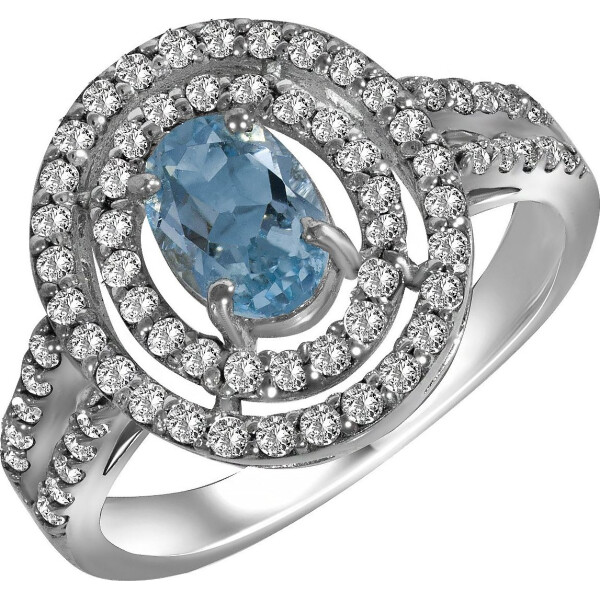 

Кольцо из серебра с топазом, размер 18 (1708998)