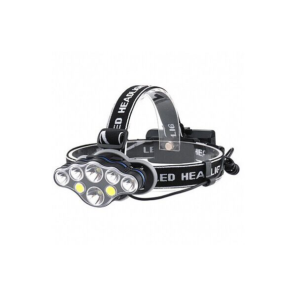 

Налобный фонарь Luxury KC08-2T6+4XPE+2COB(white+red)