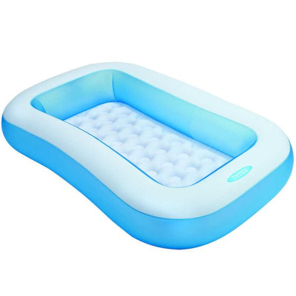 

Бассейн детский Intex 57403 NP (6) размером 166х100х28см, объёмом 90л, весом 1,8кг, от 2-х лет