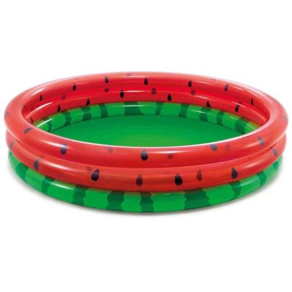 

Бассейн детский Intex 58448 NP Арбуз (6) 3 кольца, от 2 лет, диаметр 168см, высота 38см, 581л.