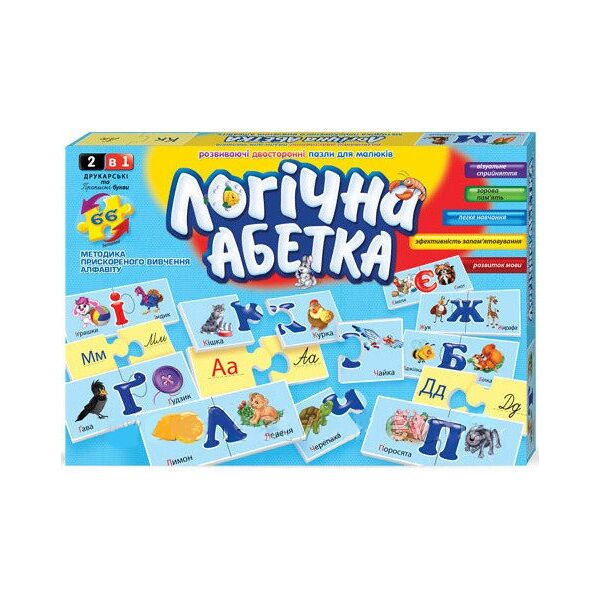 

Развивающие пазлы Логічна абетка 2621DT