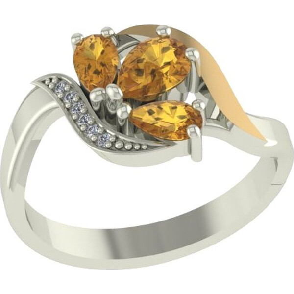 

Кольцо из серебра с куб. циркониями, размер 19.5 (1709315)