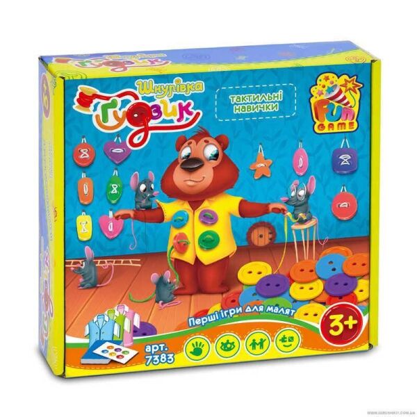 

Настольная игра 7383 Шнурівка і гудзик (12) FUN GAME, (Украина)