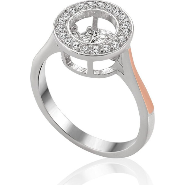 Кольцо из серебра с куб. циркониями, размер 19 (1709968)