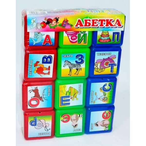 

Кубики Абетка 12 шт укр. 06042 (24) M-TOYS