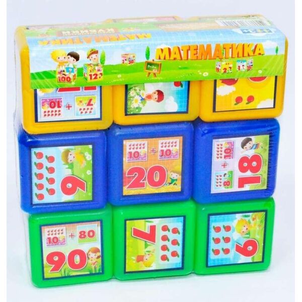 

Кубики Математика 9 шт 09051 (21) M-TOYS