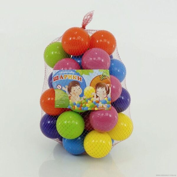 

Шарики 70 мм - мягкие в сетке 50 шт. 16210 (8) M-TOYS