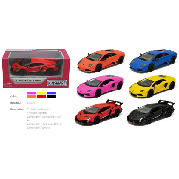 

Модель легковая 5'' KT5370W MATTE LAMBORGHINI
