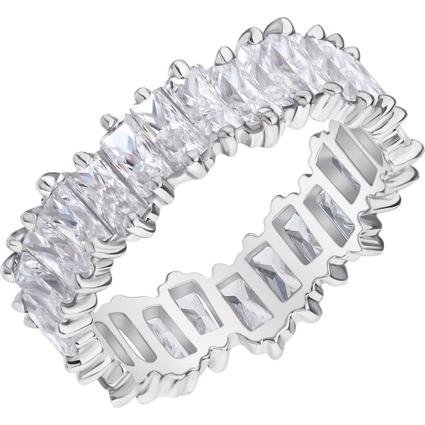 

Кольцо из серебра с куб. циркониями, размер 17.5 (1716757)