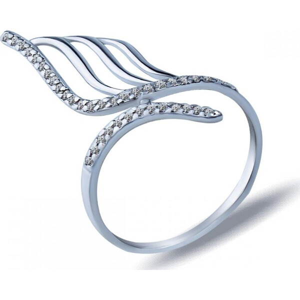 

Кольцо из серебра с куб. циркониями, размер 18 (1718217)