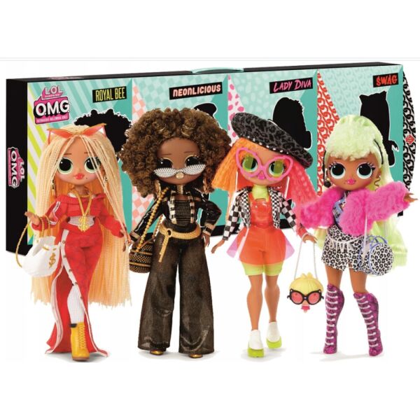 

Игровой набор 4 куклы Neonlicious Swag Diva Royal Bee MGA Entertainment BR84923