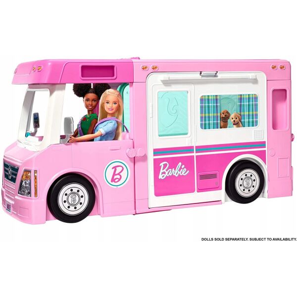 

Фургон Барби Кемпер-трансформер для путешествий 3в1 DreamCamper Vehicle Mattel BR78109