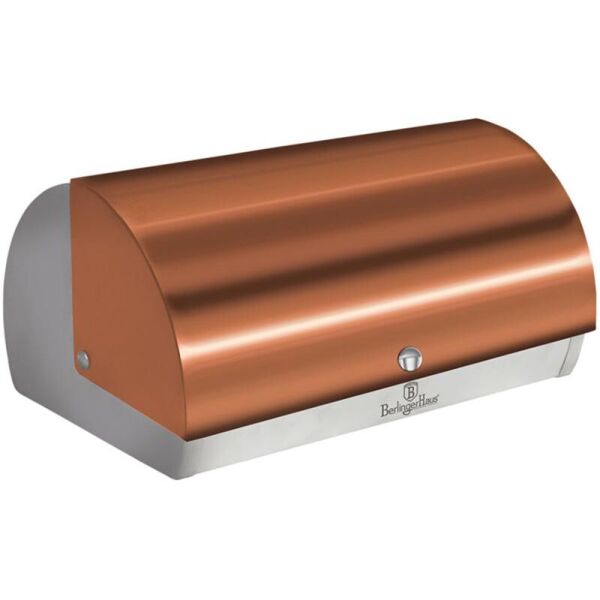 

Хлебница Rose Gold 38.5х28х18.5см, сталь нержавеющая Berlinger Haus BR38499