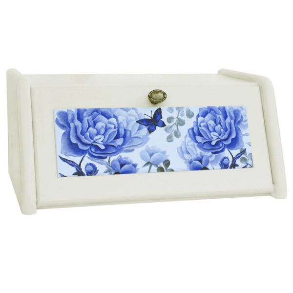 

Хлебница деревянная Shine Blue Sabefet BR86058