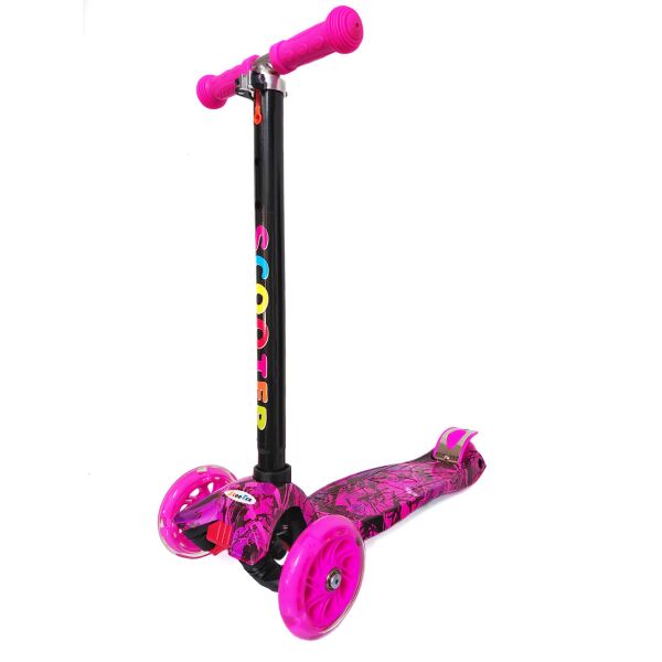 

Самокат трехколёсный Scooter Листья