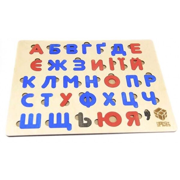 

Деревянный пазл Handy Games Украинский Алфавит (HG-0039)