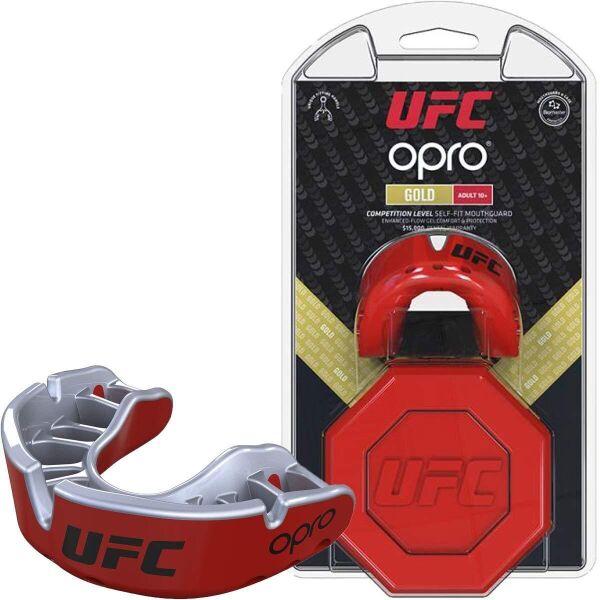 

Капа OPRO Gold UFC Hologram Red Metal /Silver (art.002260002)