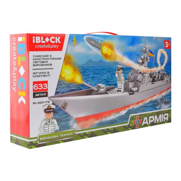 

Конструктор IBlock Армия 633 элемента (PL-920-178)