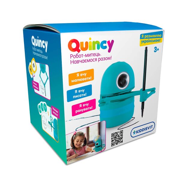 

Робот художник Quincy озвучен на украинском (MS.06.0015-U)