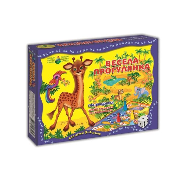 

Игра-бродилка Веселая прогулка 82470 коробка