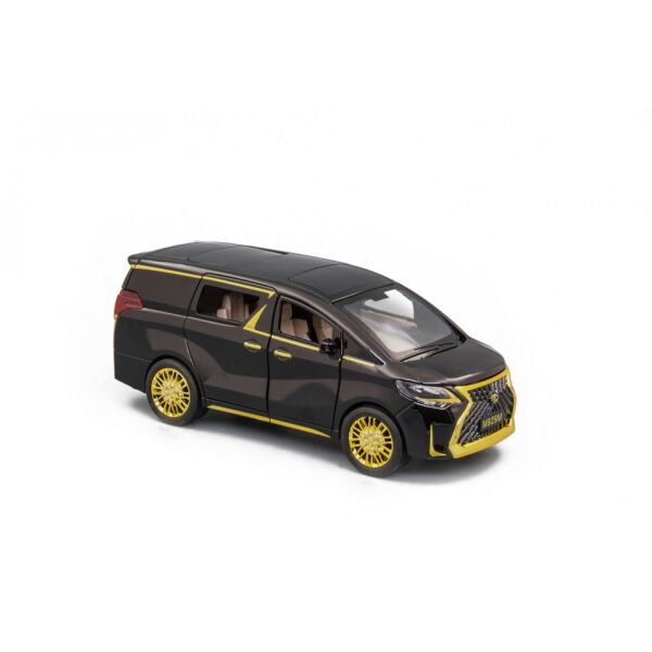 

Машина Lexus LM AS-2809 металл, 1:24, 20см (Чёрный с золотым)