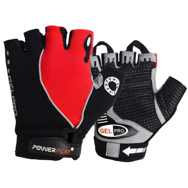

Велоперчатки PowerPlay 5019 D Черно-красные L
