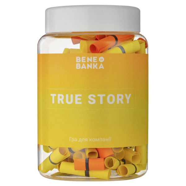 

Баночка з грою True Story Bene Banka українська мова (BB09UA)