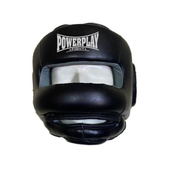 

Боксерский шлем тренировочный PowerPlay 3067 с бампером PU + Amara S Черный