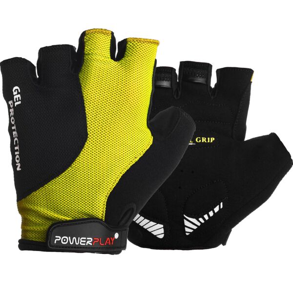 

Велоперчатки PowerPlay 5028 B Черно-желтые S