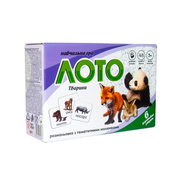 

Лото Strateg Животные (30367)