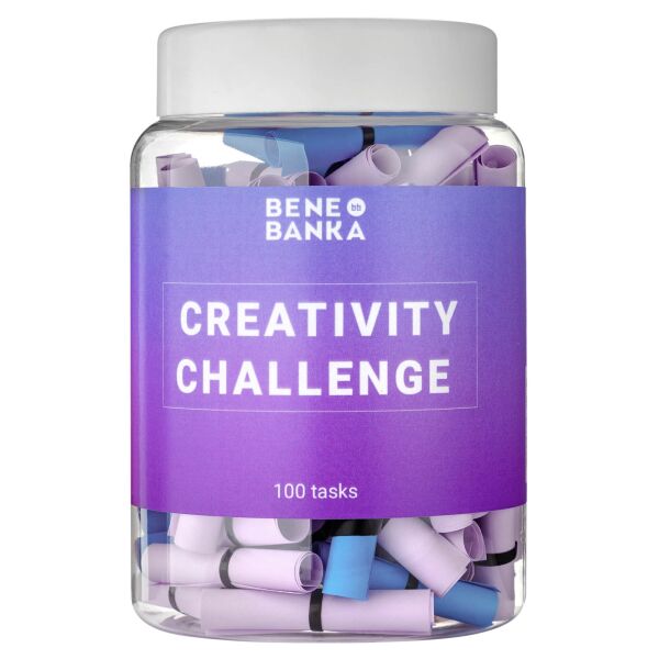 

Баночка з завданнями "Creativity Challenge" Bene Banka англійська мова (BB10EN)