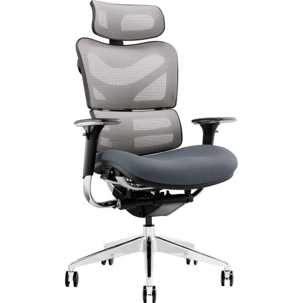 

Офисное кресло GT Racer X-782 Bright Gray (W-20, B-40)