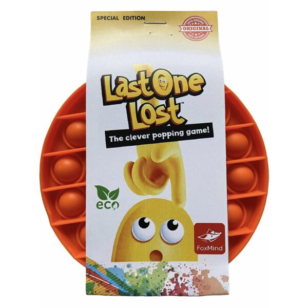 

Сенсорная силиконовая игрушка пупырка антистресс Pop It Last One Lost Оранжевый круг