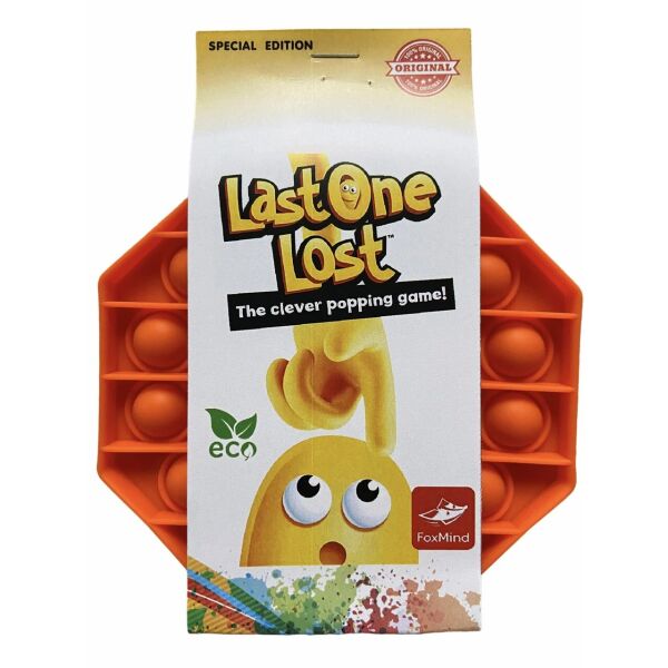 

Сенсорная силиконовая игрушка пупырка антистресс Pop It Last One Lost Оранжевый восьмиугольник