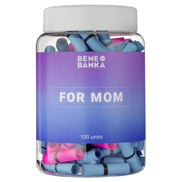 

Баночка з записками For Mom Bene Banka англійська мова (BB07EN)