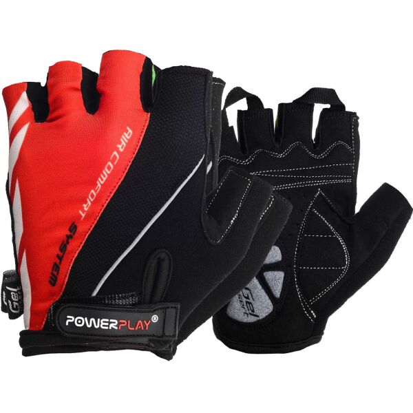 

Велоперчатки PowerPlay 5024 C Черно-красные L