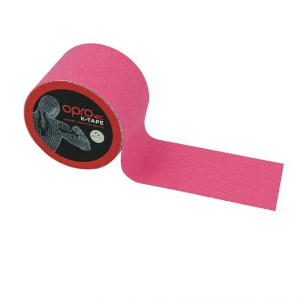 

Кинезиологический тейп OPROtec Kinesiology Tape TEC57543 розовый 5см * 5м
