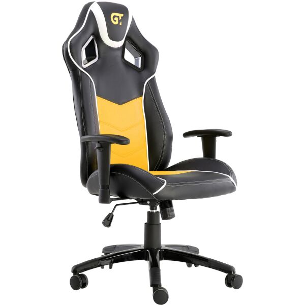 

Геймерское кресло GT Racer X-2560 Black/White/Yellow